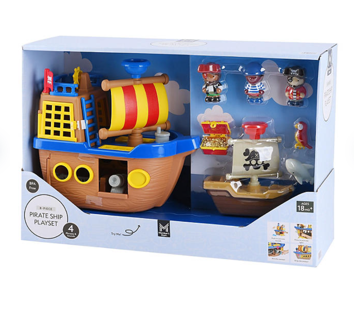 Member's Mark Preschool Playset Pirate Ship - Bellso
